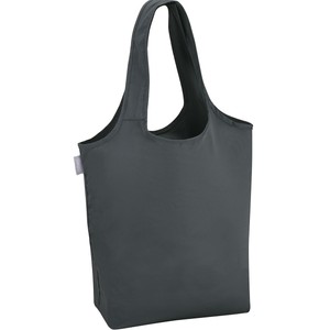 サーモス たたまず丸めるエコバッグ18L ダークグレー ショッピング
