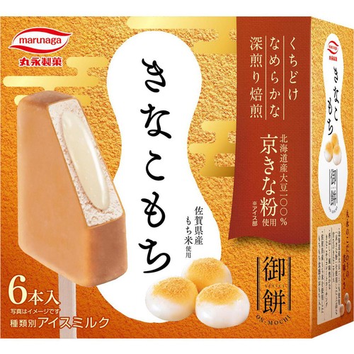 丸永製菓 御餅きなこもち マルチ 60ml x 6本入 Green Beans | グリーン