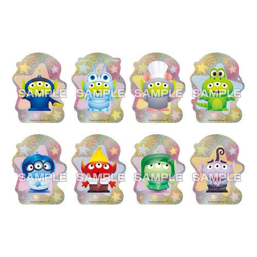エンスカイ エイリアンリミックス キャラカットステッカーガム 2個入
