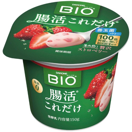 ダノン ビオ腸活これだけ ストロベリー 150g Green Beans | グリーン