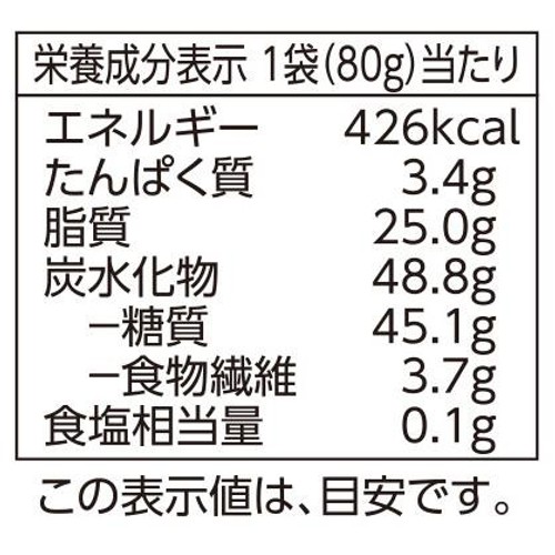 ポップコーン キャラメル味 80g トップバリュベストプライス