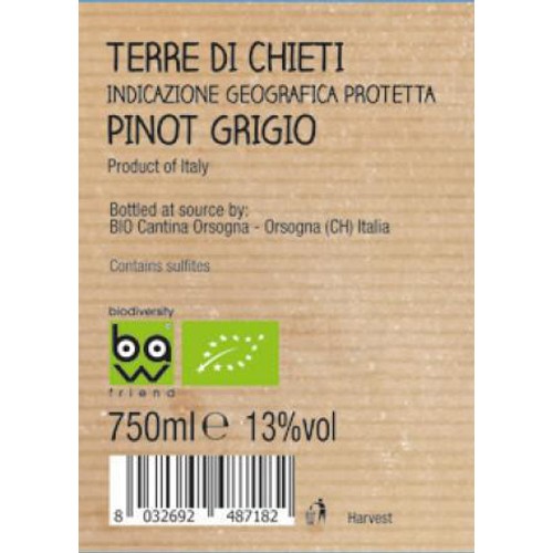 イタリア産】 セブン・ドッツ ピノグリージョ 750ml Green Beans