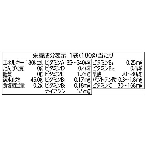 ドリンクゼリー エナジー180kcal りんご味 180g トップバリュベストプライス
