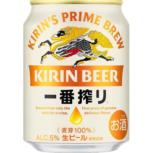 【5%】キリン 一番搾り 1ケース 250ml x 24本