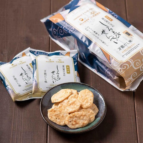 サンクゼール 久世福商店 しろえびせんべい 万能だし味 13g x 6袋