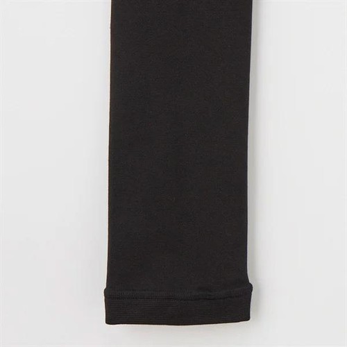 PEACE FIT(ピースフィット) WARM 10分丈レギンス 裏起毛 女の子 ブラック 140-160cm トップバリュ