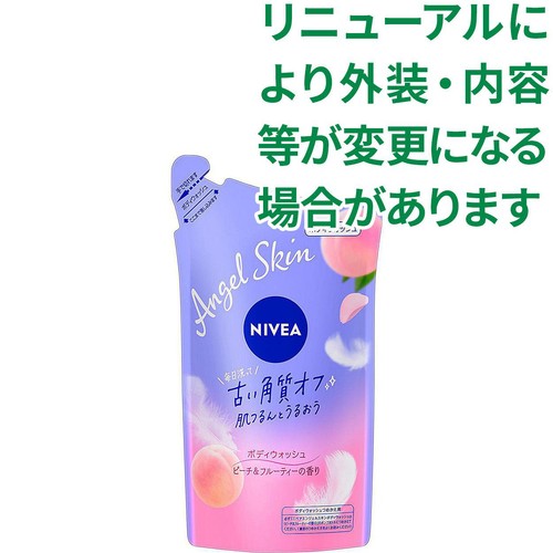 花王 ニベアエンジェルスキンボディウォッシュ ピーチ&フルーティー つめかえ用 360ml