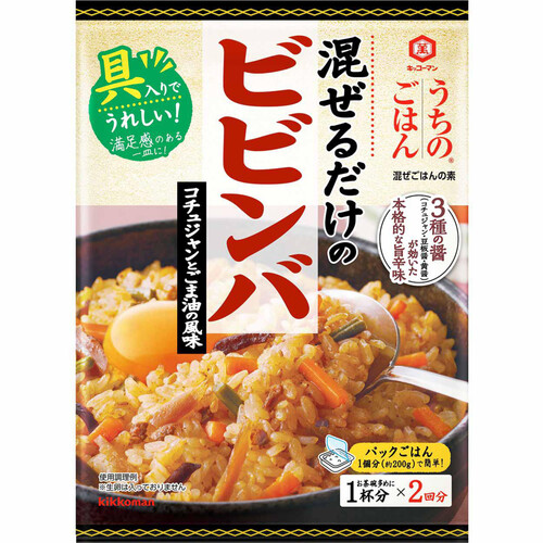 キッコーマン うちのごはん 混ぜごはんの素 ビビンバコチュジャンとごま油の風味 82g