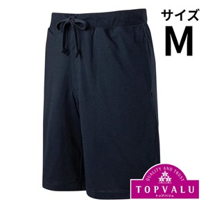 前とじ天竺ハーフパンツ 紳士 ネイビー M トップバリュ Green Beans