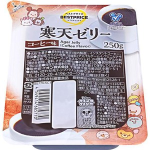 ディズニー 寒天ゼリー コーヒー味 250g トップバリュベストプライス
