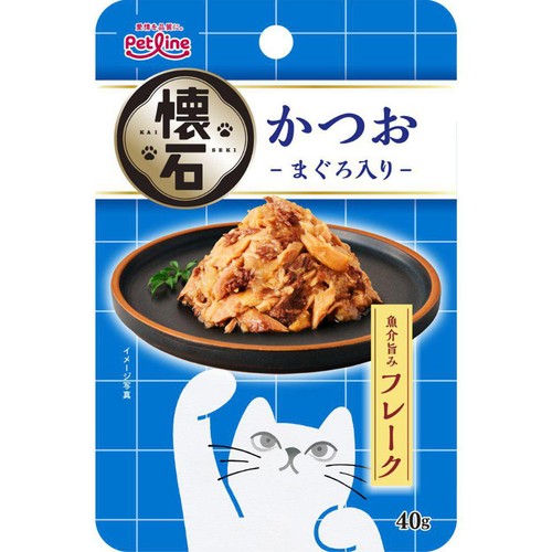 【ペット用】 ペットライン 懐石 かつお まぐろ入り 40g