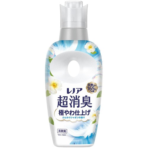 P&G レノア 超消臭 極やわ仕上げ ふんわりシャボンの香り 本体 柔軟剤 475mL