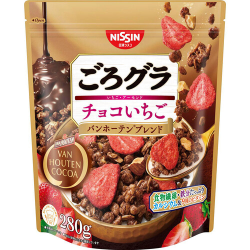 日清シスコ ごろグラチョコいちご バンホーテンブレンド 280g