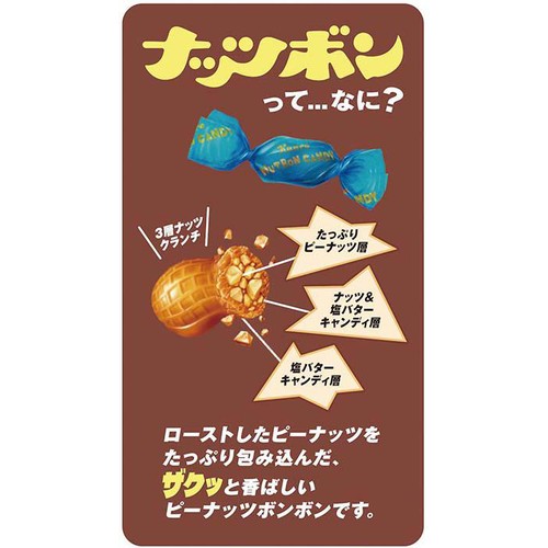 カンロ ナッツボン 塩バター味 70g