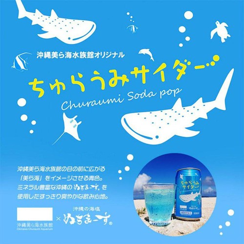 沖縄美ら島財団 ちゅらうみサイダー 350ml