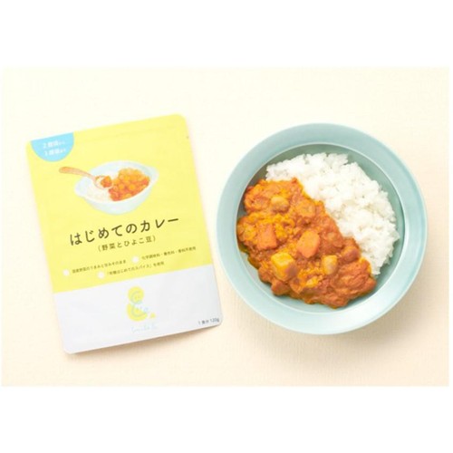 Smile& 野菜とひよこ豆のカレー 2歳頃から3歳頃まで 1食分 (120g)