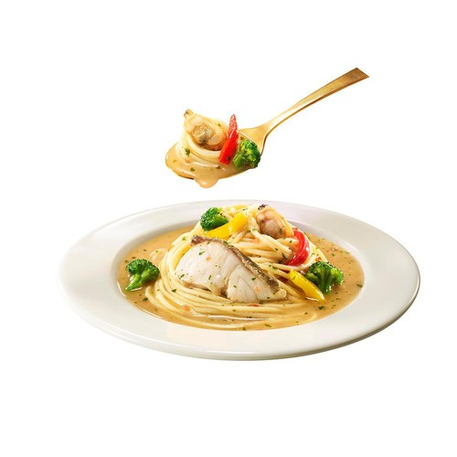 ニップン オーマイプレミアム 至極のアクアパッツァ風スープパスタ【冷凍】 1人前 (300g)
