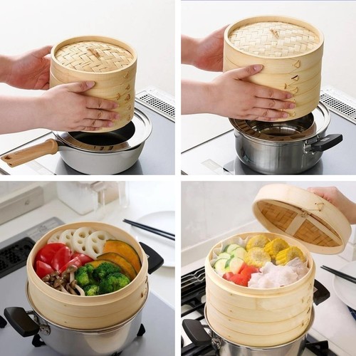 竹蒸篭 (せいろ) 本体 24cm ホームコーディ