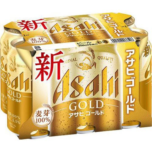【5.5%】 アサヒ ゴールド 350ml x 6本