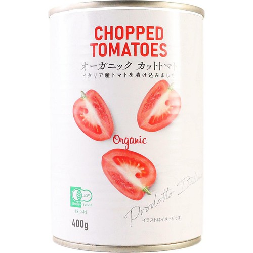 ロッソガルガーノ オーガニックカットトマト 400g Green Beans