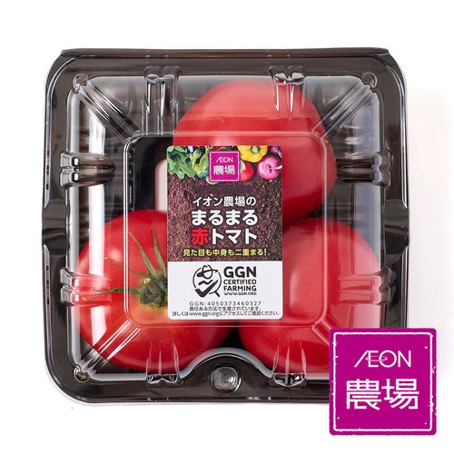 国内産イオン農場 まるまる赤トマト 400g(3-5個)