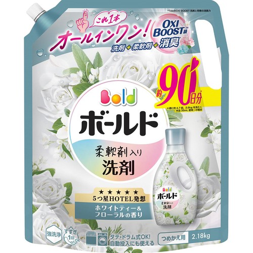 P&G ボールド ホワイトティー&フローラルの香り つめかえ用 メガジャンボサイズ 2180g