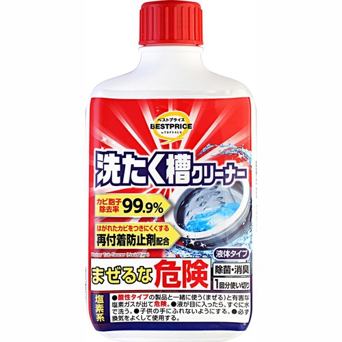 洗たく槽クリーナー 液体タイプ 1回分 400g トップバリュベストプライス