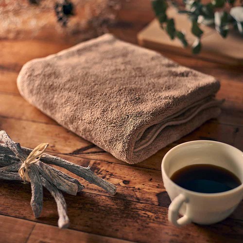 マペペ スピードドライヘアタオル ココアブラウン Green Beans