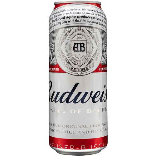 【5%】 AB InBev バドワイザー 500ml x 6本