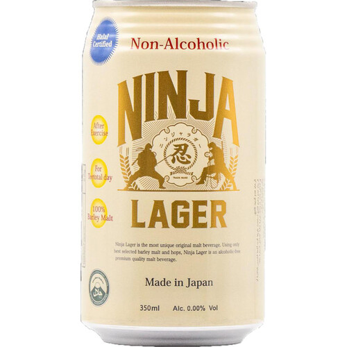 日本ビール 忍者ラガー ノンアルコール 350ml