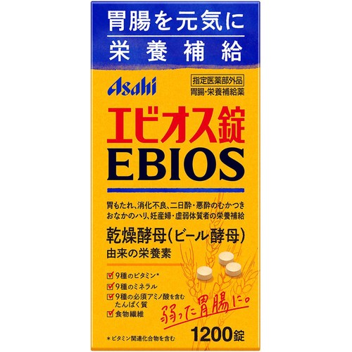 アサヒグループ食品 【指定医薬部外品】エビオス錠 1200錠
