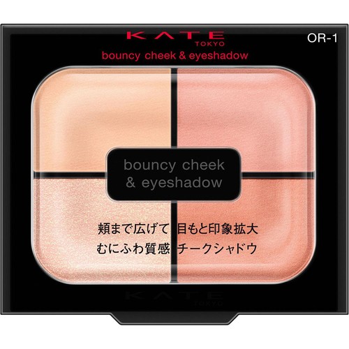 ケイト バウンシーチークシャドウ OR-1 パウダリーアプリコット 4.9g