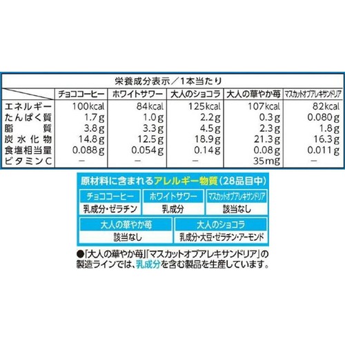 グリコ パピコバラエティパック 80ml x 12本入 Green Beans | グリーン