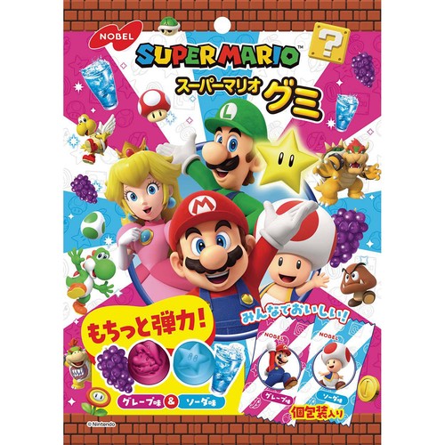 ノーベル製菓 スーパーマリオグミ 85g