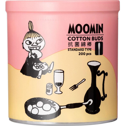 山洋 MOOMIN 抗菌綿棒 200本