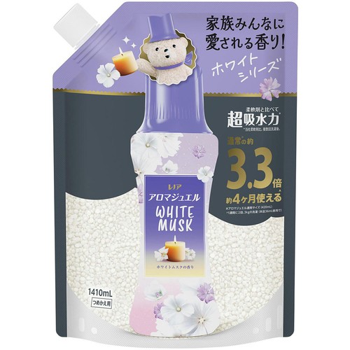 P&G レノア アロマジュエル 香り付けビーズ ホワイトムスクの香り