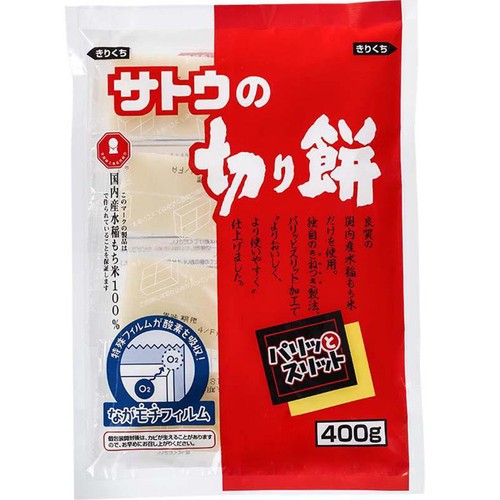 サトウ食品 サトウの切り餅 パリッとスリット 400g