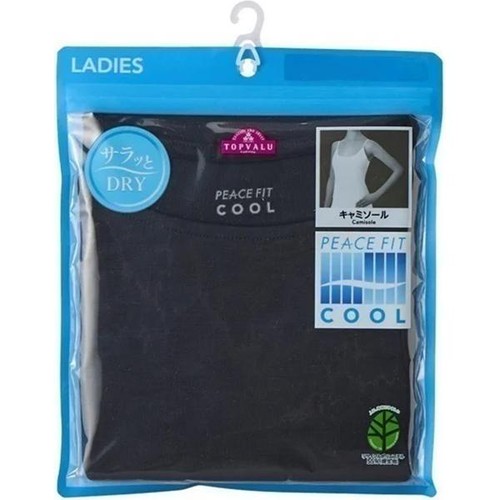PEACE FIT(ピースフィット) COOL キャミソール 婦人 クロ 2XL トップ