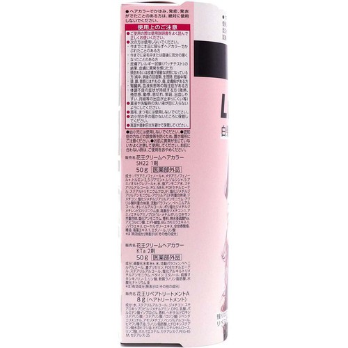 花王 ブローネ ルミエスト ヘアカラー 2P ボルドーピンク 100g + 8g