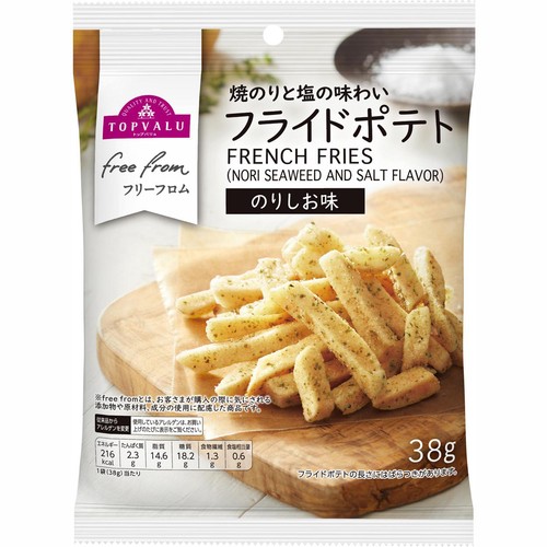 フリーフロム フライドポテトのりしお味 38g トップバリュ