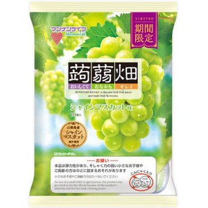 マンナンライフ 蒟蒻畑 シャインマスカット味 25g x 10個入 Green