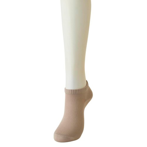 PEACE FIT(ピースフィット) COOL 吸汗速乾メッシュスニーカー 婦人 ベージュ 21-23cm トップバリュ