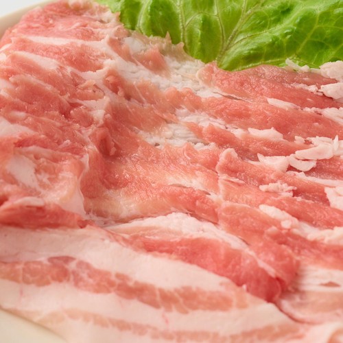 [鮮度+]【冷蔵】とうほく三元豚 ばらうす切り (国産) 160g-200g