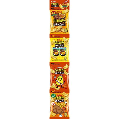 カルビー サッポロポテトバーベQあじ ミニ4 36g