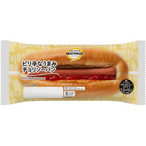 ピリ辛なうまみチョリソーパン 1個 トップバリュベストプライス