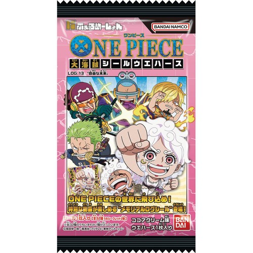 バンダイ にふぉるめーしょん ワンピース大海賊シールウエハースLOG.13