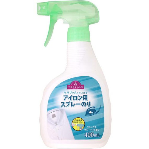 パリッと仕上げる アイロン用スプレーのりフローラルフルーティの香り 本体 400ml トップバリュ