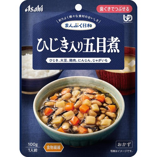 アサヒグループ食品 まんぷく日和 ひじき入り五目煮 100g