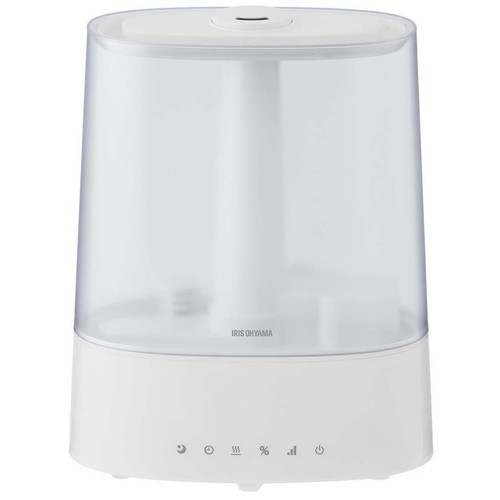 アイリスオーヤマ 上給水超音波加湿器 AHM-HUT55A-W Green Beans