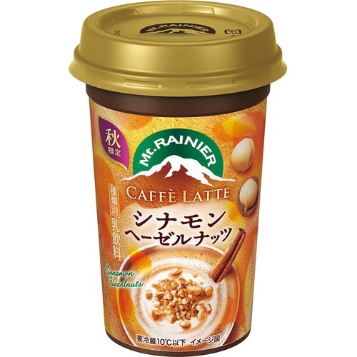 森永乳業 マウントレーニア カフェラッテ シナモンヘーゼルナッツ 240ml